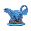 Figurine dragon d'eau  cailles bleues - Anne Stokes (15cm)