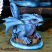 Figurine dragon d'eau  cailles bleues - Anne Stokes (15cm)