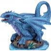 Figurine dragon d'eau  cailles bleues - Anne Stokes (15cm)