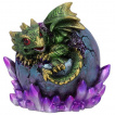 Figurine Dragon d'meraude sortant de son uf (12,5cm)