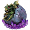 Figurine Dragon d'meraude sortant de son uf (12,5cm)