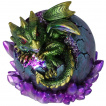Figurine Dragon d'meraude sortant de son uf (12,5cm)