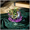 Figurine Dragon d'meraude sortant de son uf (12,5cm)