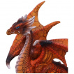 Figurine Dragon gardien ambré (18,5cm)