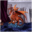 Figurine Dragon gardien ambré (18,5cm)