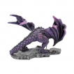 Figurine dragon violet enchain (22cm)