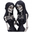Figurine duo de squelettes 