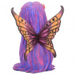 Figurine f  cheveux violets style Jour des morts 