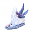 Figurine fée de l'eau endormie et sa licorne (34 cm)