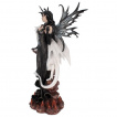 Figurine fe des tnbres avec son jeune dragon blanc (57 cm)