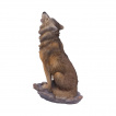 Figurine loup des montagnes hurlant (20cm)
