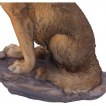 Figurine loup des montagnes hurlant (20cm)