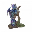 Figurine maman et bébé dragons
