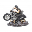 Figurine motard squelette sortant de l'enfer -  James Ryman (16cm)