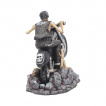 Figurine motard squelette sortant de l'enfer -  James Ryman (16cm)