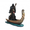 Figurine passeur de la mort navigant sur le styx