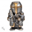 Figurine soldat mdival en armure avec pe et bouclier Sir Defendalot 11cm