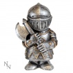 Figurine soldat médiéval en armure avec hache Sir Chopalot 11cm