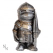 Figurine soldat médiéval en armure avec lance Sir Pokealot 11cm