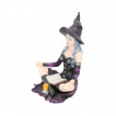 Figurine sorcire Aradia en sance d'invocation (14cm)