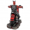 Figurine style biker  motard dmon sur sa moto - James Ryman	(20cm)