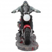 Figurine style biker  motard zombie sur sa moto - James Ryman (20cm)