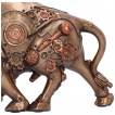 Figurine taureau mcanique d'inspiration steampunk (22,5cm)