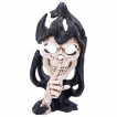 Figurine visage de la mort demandant le silence (30cm) - Andrew Bill