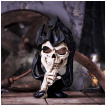 Figurine visage de la mort demandant le silence (30cm) - Andrew Bill