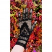 Gants femme gothiques symboles alchmiques HENNA - Restyle