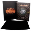 Grand journal intime / cahier Stark Game of Thrones - Winter is Coming + boite et pochette