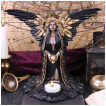 Grande figurine ange de la mort avec bougeoir (28cm)