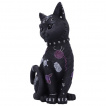 Grande figurine chat rebelle  patchs (22cm)