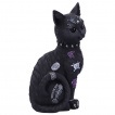 Grande figurine chat rebelle  patchs (22cm)