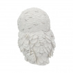 Grande figurine chouette blanche des neiges (19cm)