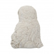 Grande figurine dco chouette des neiges avec ses petits (21,5cm)