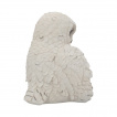 Grande figurine dco chouette des neiges avec ses petits (21,5cm)