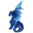 Grande figurine Dragon bleu Yukiharu (21,5cm)