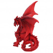 Grande figurine Dragon rouge Tailong (21,5cm)