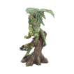 Grande figurine Dragon vert  nid sur un arbre - Anne Stokes (25.5cm)