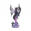 Grande figurine fe gothique et son dragon (27.5cm)