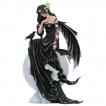 Grande figurine Fe noire masque et aile  corbeau - Nene Thomas (28cm)