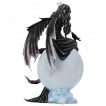 Grande figurine Fe noire masque et aile  corbeau - Nene Thomas (28cm)