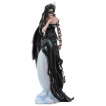 Grande figurine Fe noire masque et aile  corbeau - Nene Thomas (28cm)