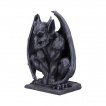 Grande figurine gargouille noire 