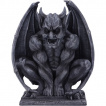 Grande figurine gargouille noire 