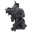 Grande figurine gargouille noire 