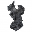 Grande figurine gargouille noire 