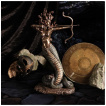 Grande figurine Médusa furieuse avec un arc (36cm)