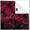 Grande serviette / drap de bain gothique  coeur de rose (140cm x 70cm)